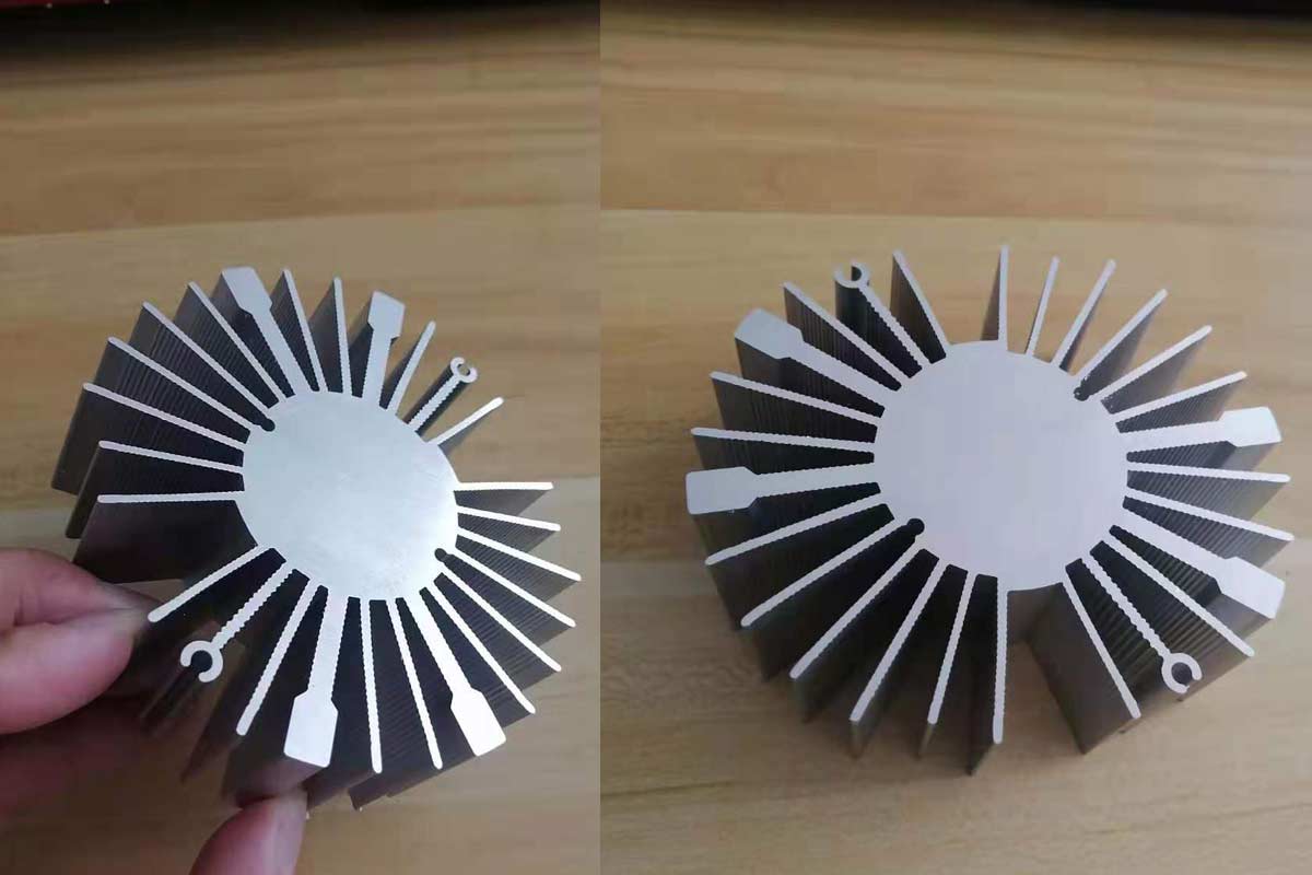 太陽花試切太漂亮，客戶當(dāng)場訂購型材切割機(jī)SDY-Q450
